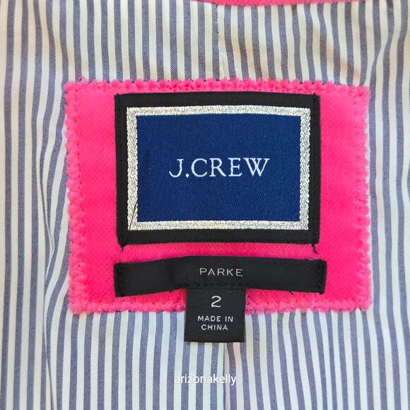 NWOT J. Crew Parke Velvet Blazer HOT PINK "Bright Begonia" - Picture 12 of 14
